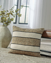 Prime Furniture - Ashley Furniture - Rueford Pillows - Pillow / Brown/Black/Natural - A1001063P